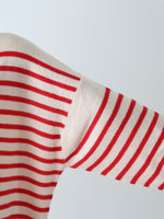 画像をギャラリービューアに読み込む, TOWAVASE バスクプルオーバー (タートルネック) 一本どり[mdm02-03]
