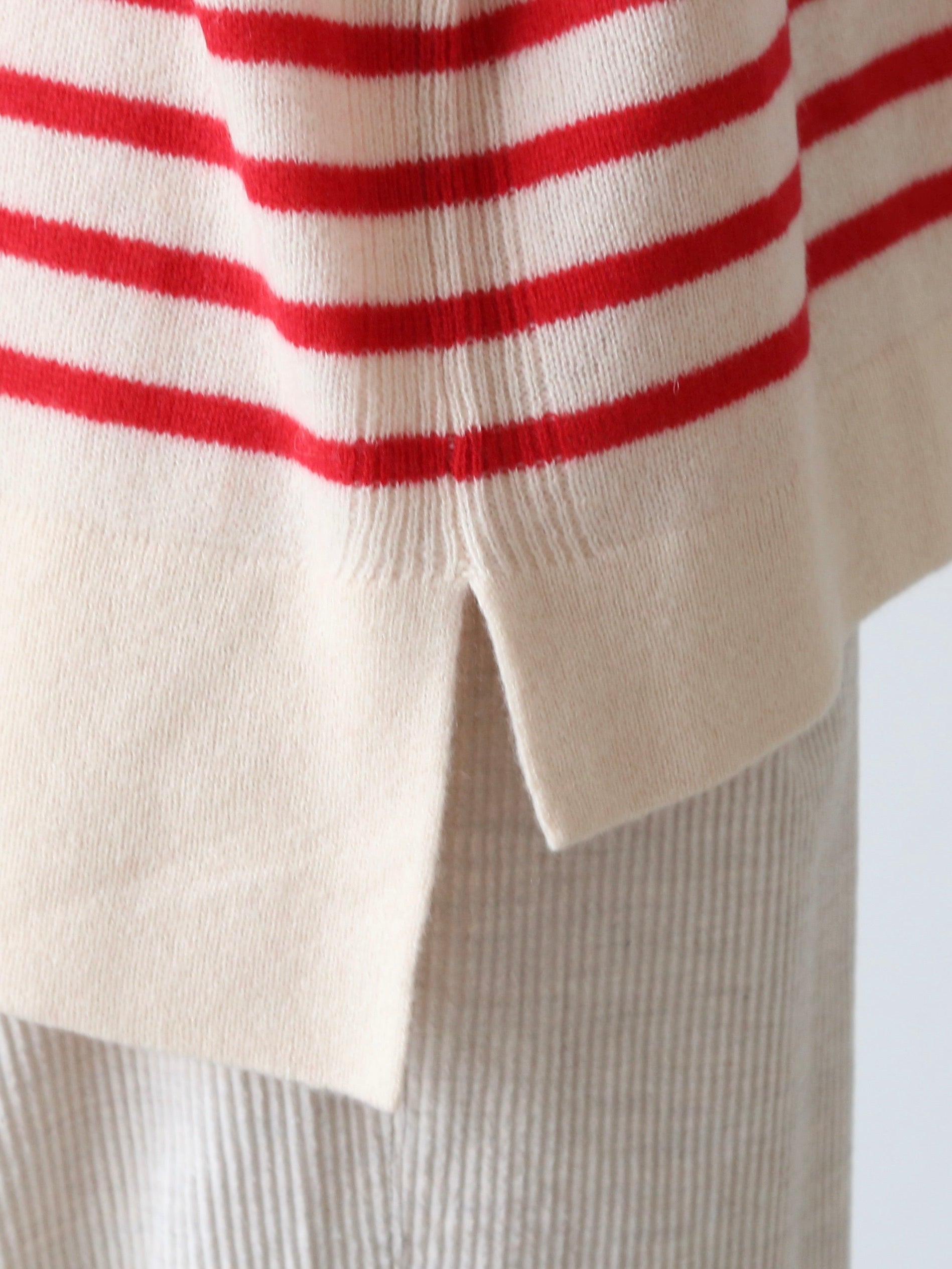 TOWAVASE バスクプルオーバー (タートルネック) 一本どり[mdm02-03]