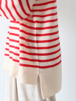 画像をギャラリービューアに読み込む, TOWAVASE バスクプルオーバー (タートルネック) 一本どり[mdm02-03]
