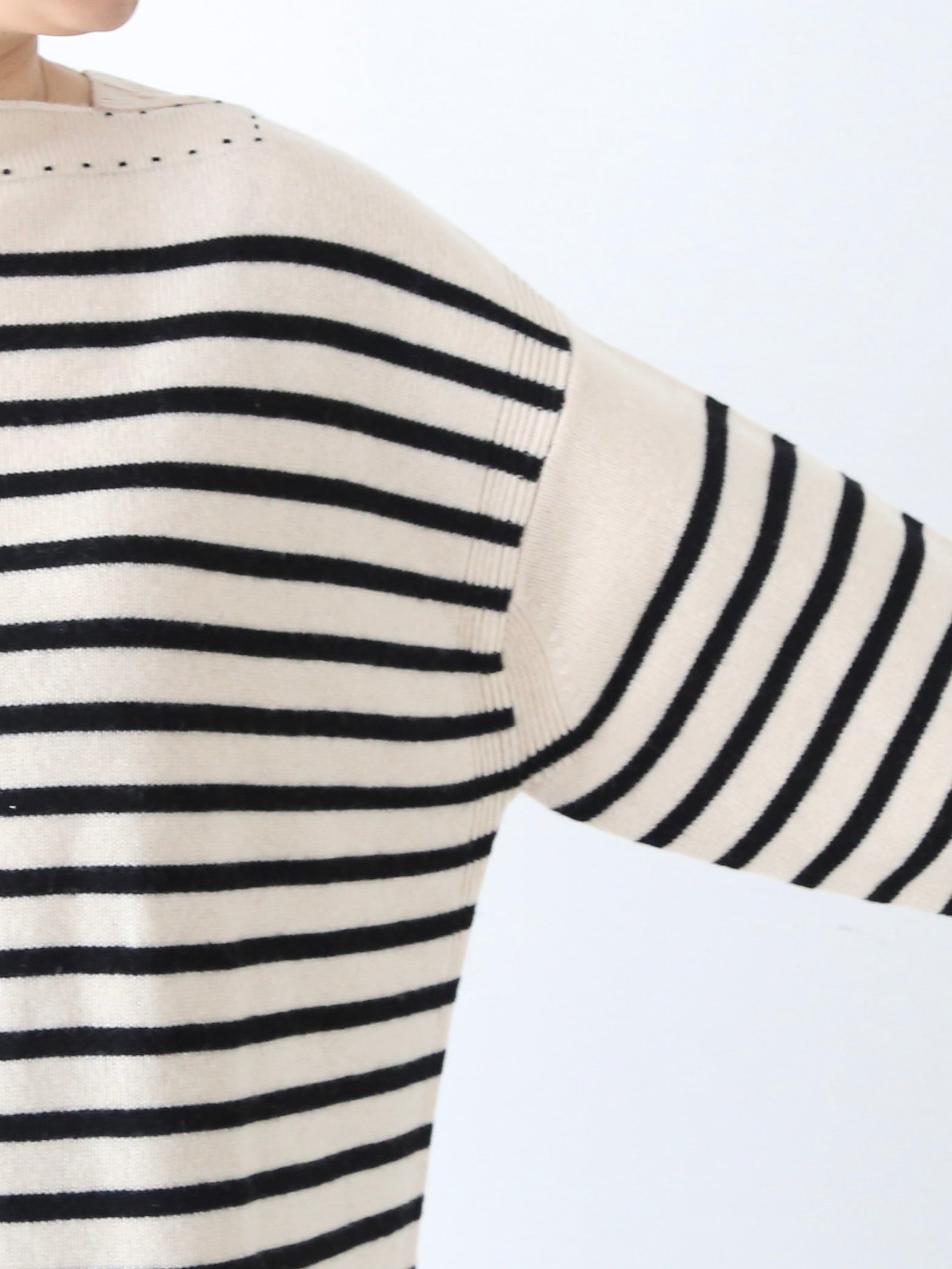 TOWAVASE バスクプルオーバー(ボートネック) 二本どり [mdm02-02]