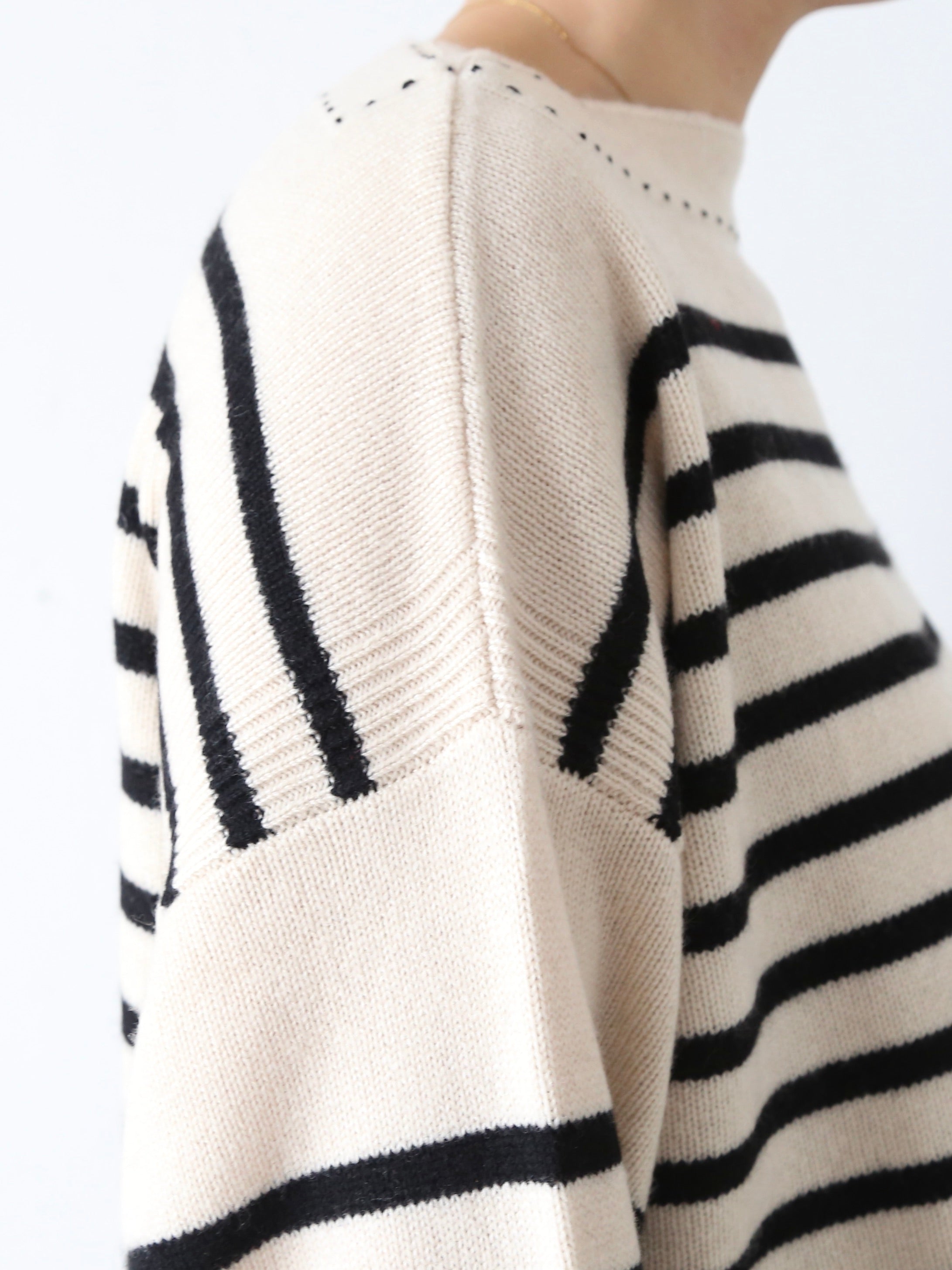 TOWAVASE バスクプルオーバー(ボートネック) 二本どり [mdm02-02]