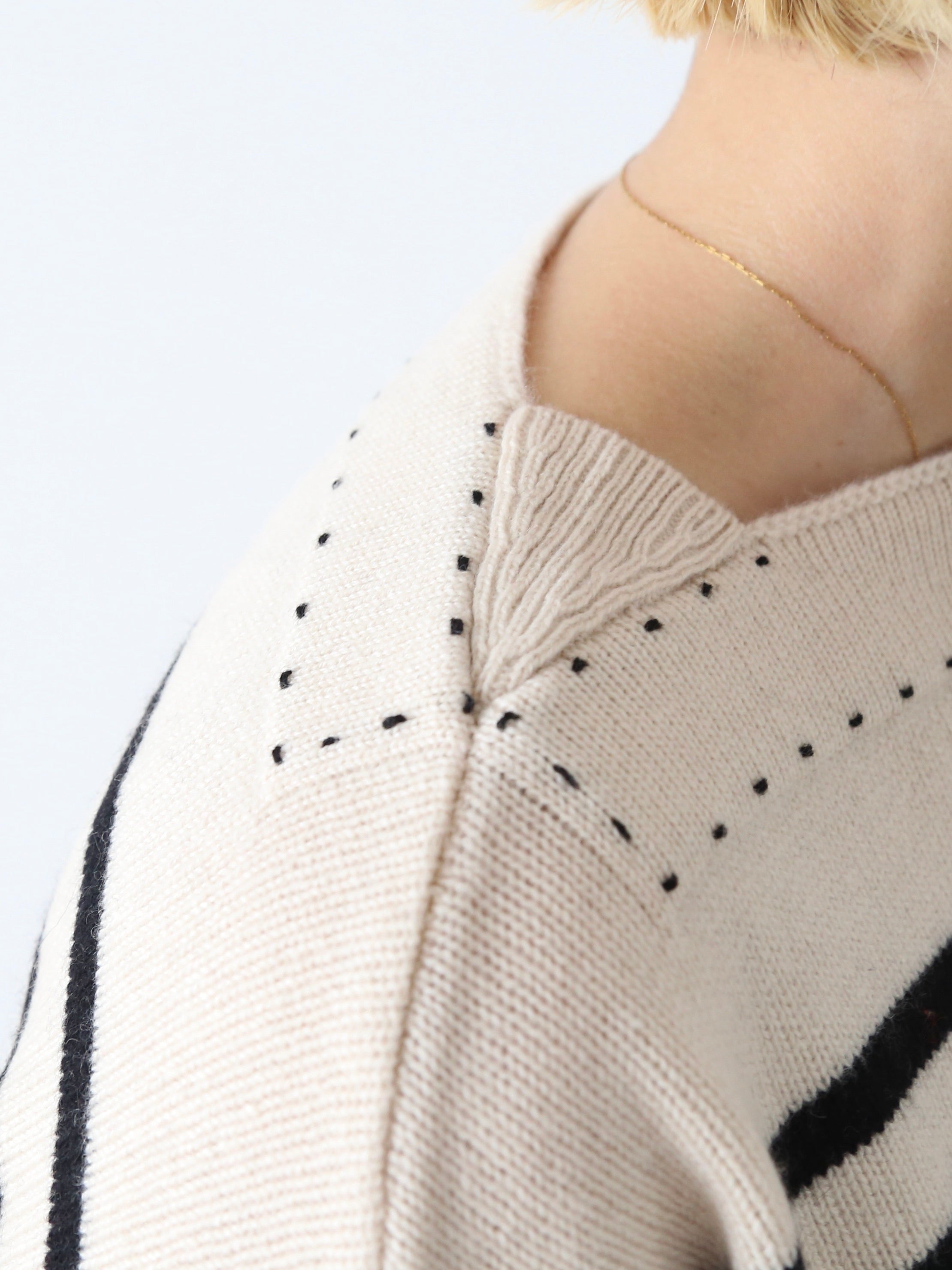 TOWAVASE バスクプルオーバー(ボートネック) 二本どり [mdm02-02]