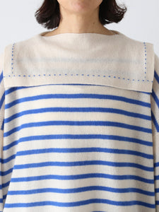 TOWAVASE バスクプルオーバー (セーラーネック)一本どり [mdm02-05