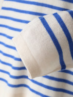 画像をギャラリービューアに読み込む, TOWAVASE バスクプルオーバー (セーラーネック)一本どり [mdm02-05]
