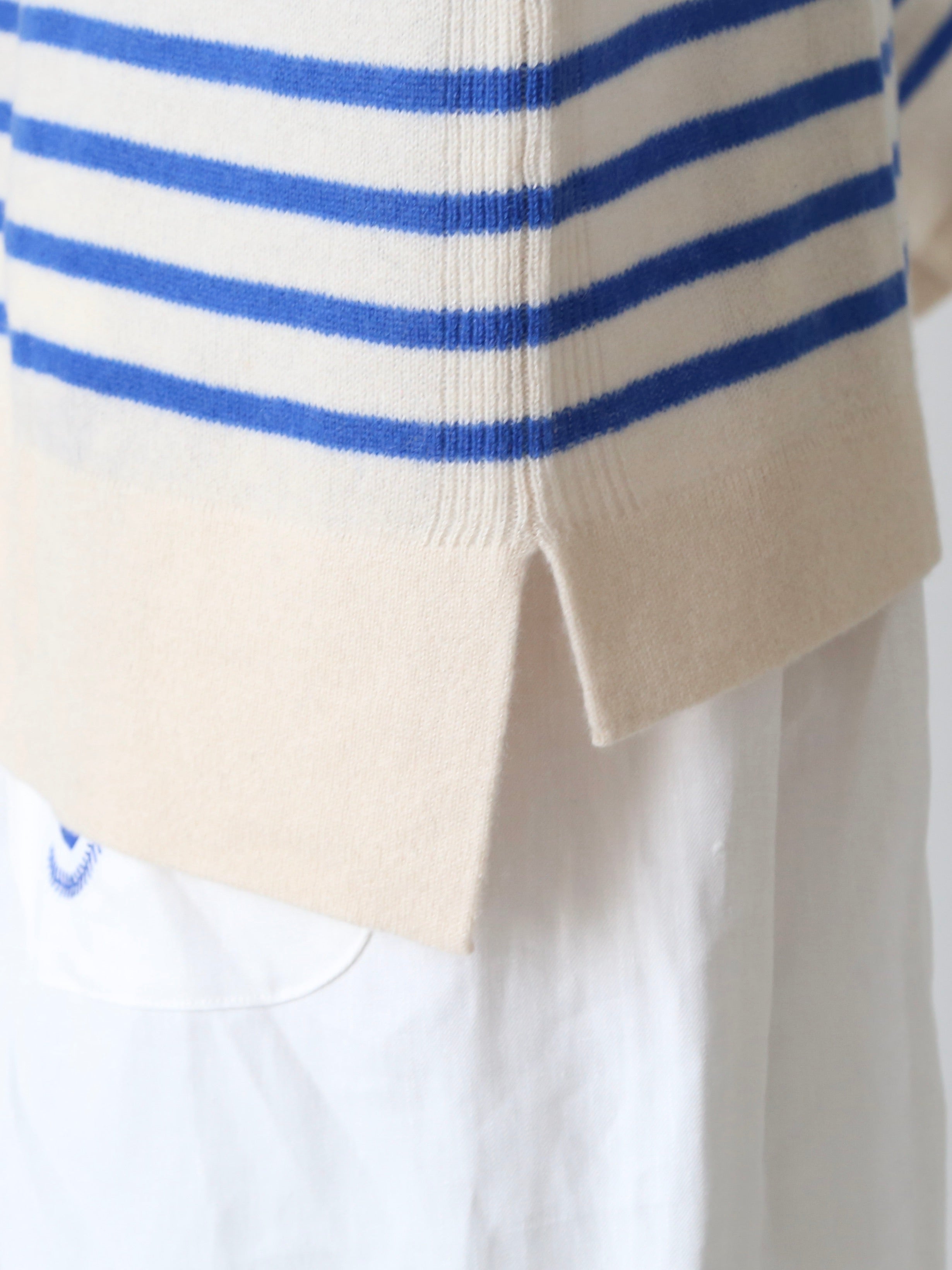 TOWAVASE バスクプルオーバー (セーラーネック)一本どり [mdm02-05]