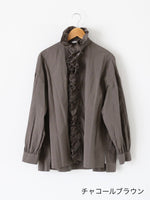 画像をギャラリービューアに読み込む, TOUJOURS ラッフルシャツ [MM43ES01]
