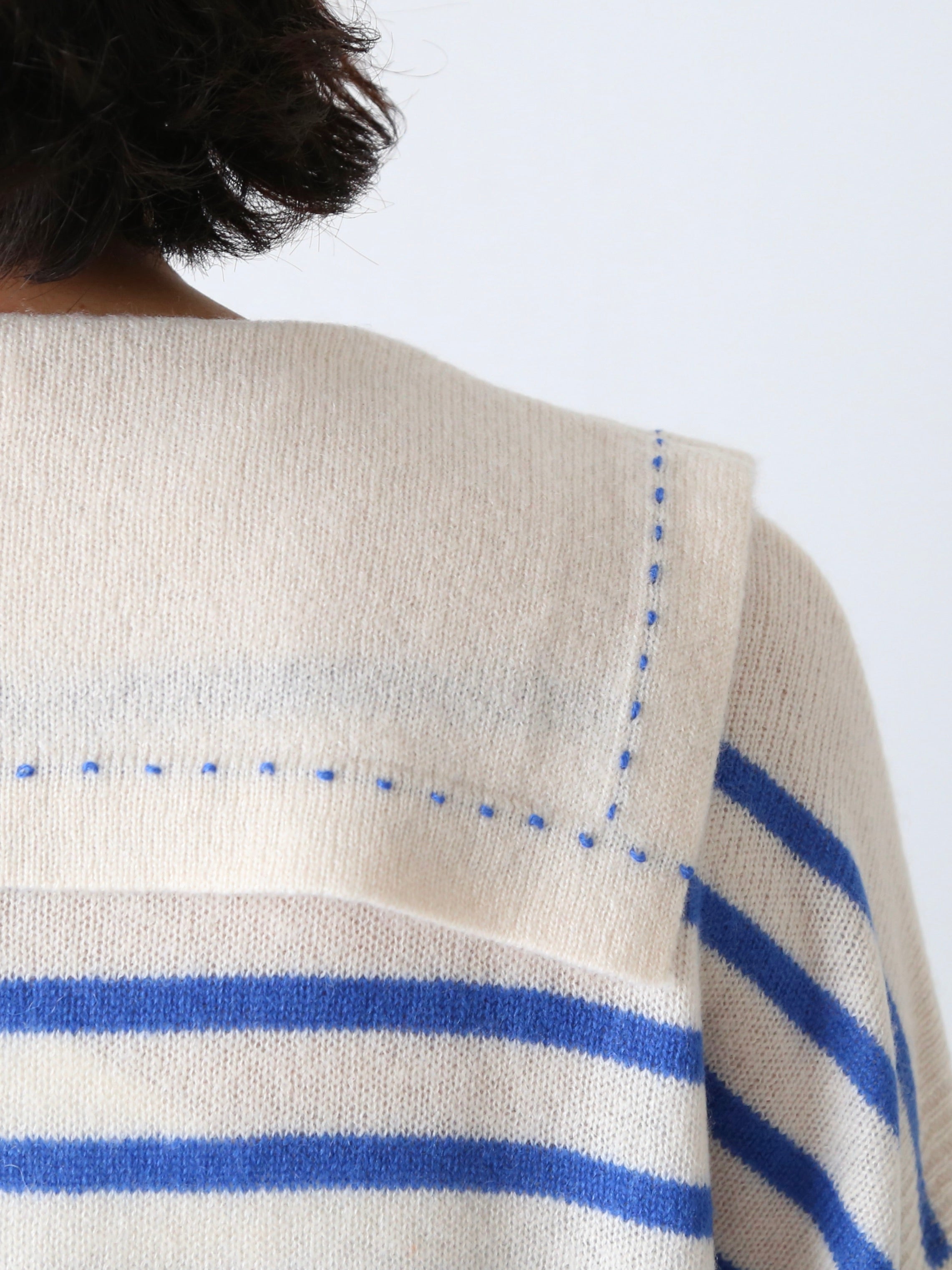 TOWAVASE バスクプルオーバー (セーラーネック)一本どり [mdm02-05]