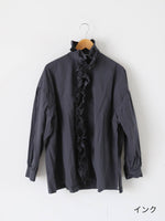 画像をギャラリービューアに読み込む, TOUJOURS ラッフルシャツ [MM43ES01]
