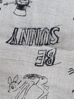 画像をギャラリービューアに読み込む, R&amp;D.M.Co- グラフティドローストリングバッグ(L) [7959]
