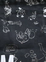 画像をギャラリービューアに読み込む, R&amp;D.M.Co- グラフティドローストリングバッグ(L) [7959]
