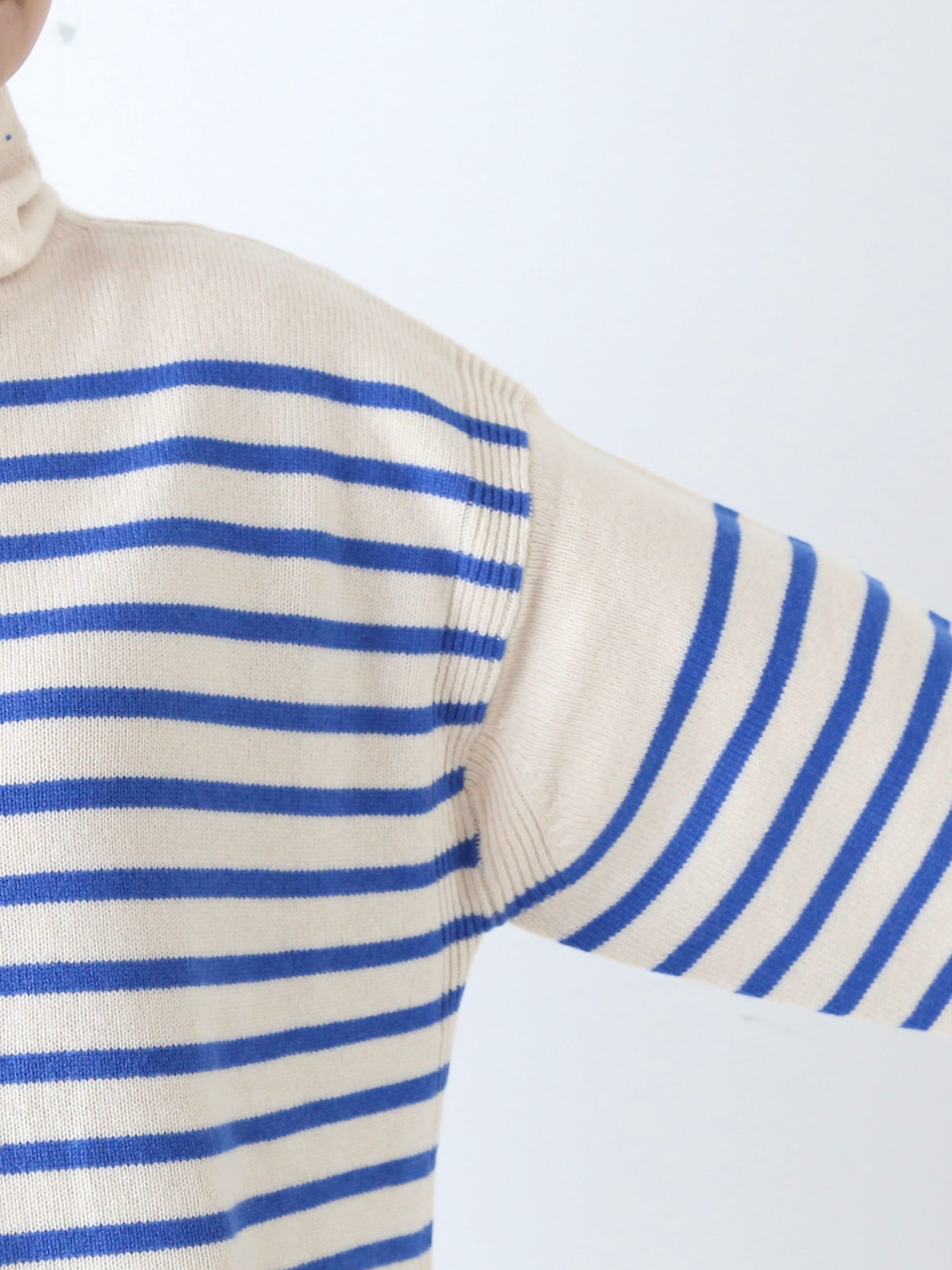 TOWAVASE バスクプルオーバー (タートルネック)二本どり[mdm02-04]