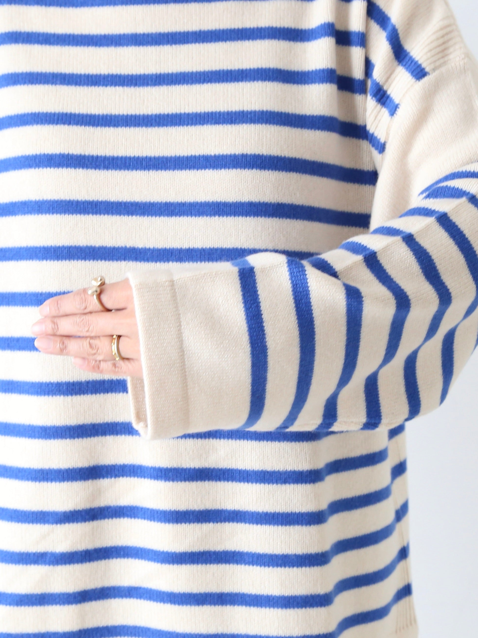 TOWAVASE バスクプルオーバー (タートルネック)二本どり[mdm02-04]