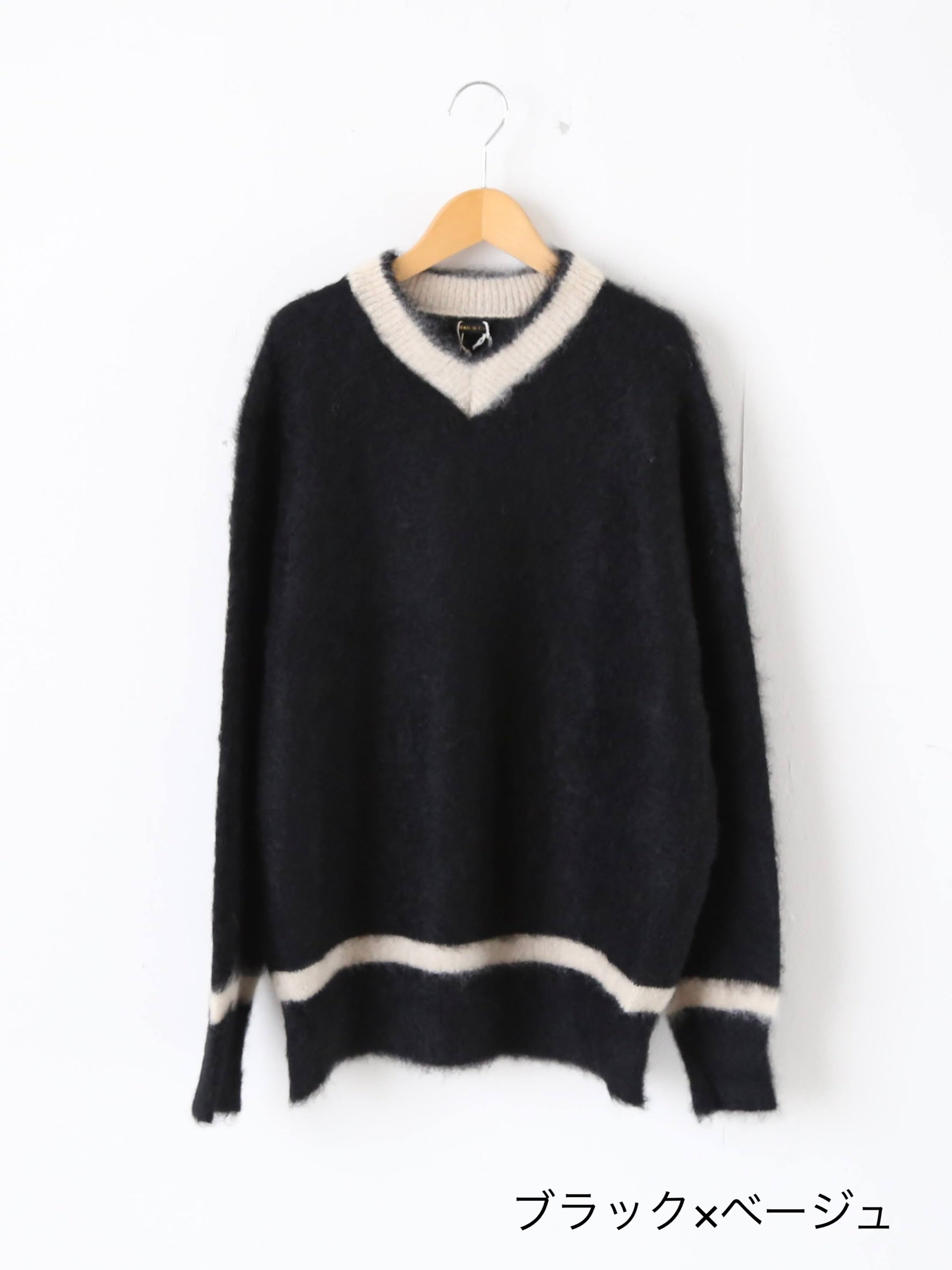 R&D.M.Co- モヘアクリケットセーター [7827]