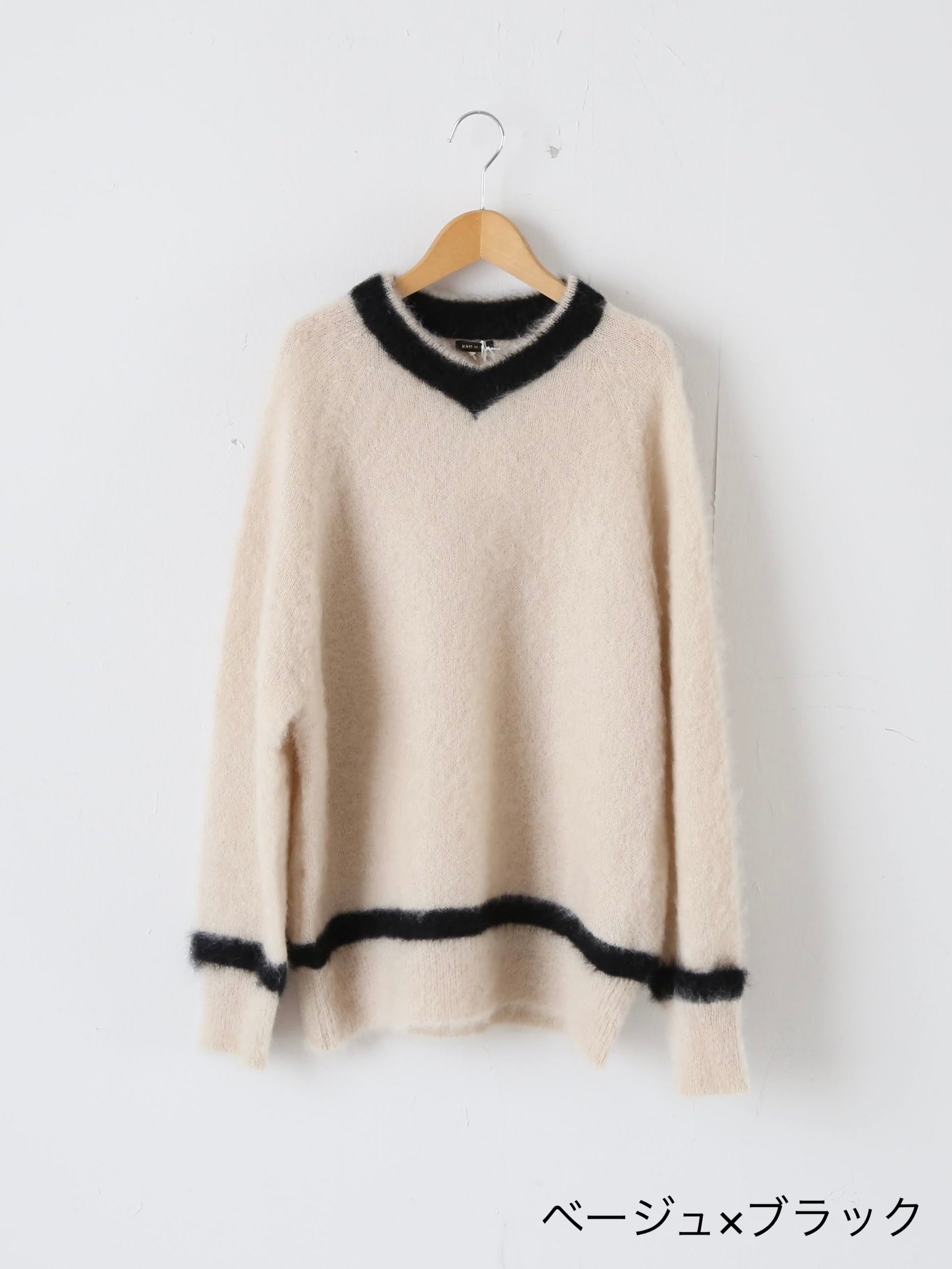 R&D.M.Co- モヘアクリケットセーター [7827]