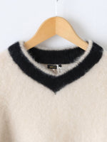 画像をギャラリービューアに読み込む, R&amp;D.M.Co- モヘアクリケットセーター [7827]
