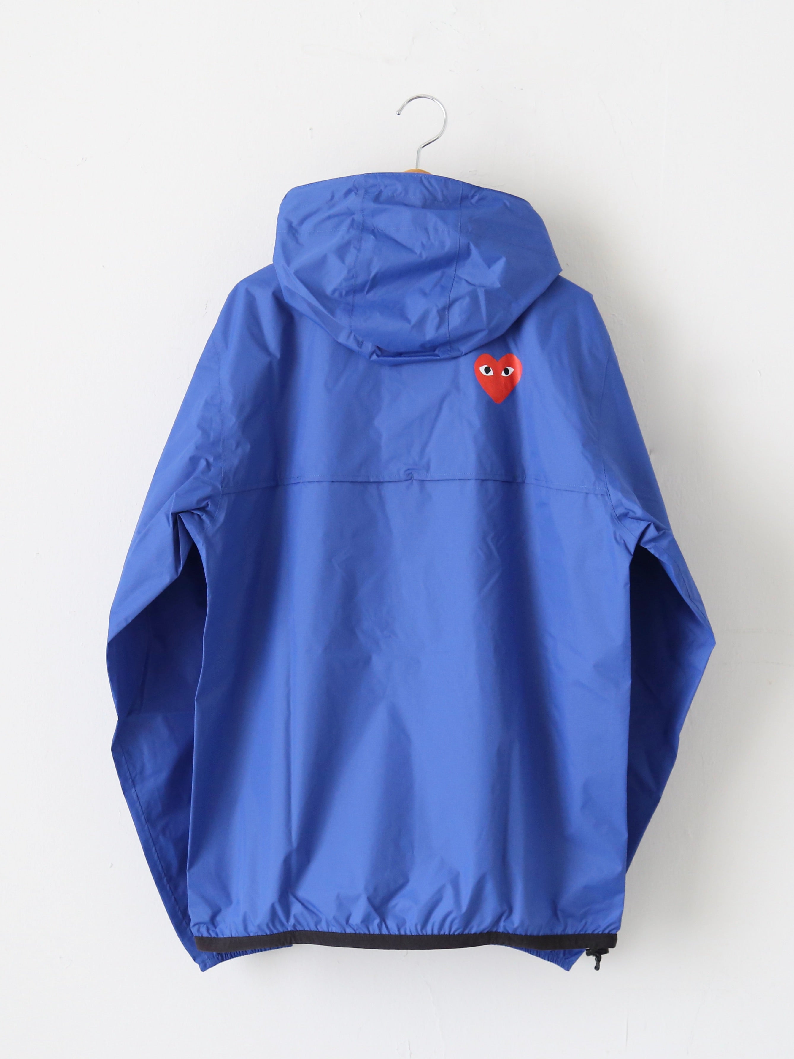 PLAY COMME des GARCONS K-WAY フーディーハーフジップ [AZ-J502-051]