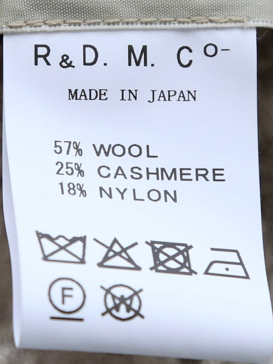 R&D.M.Co- カシミヤメリノフーディ [7831]