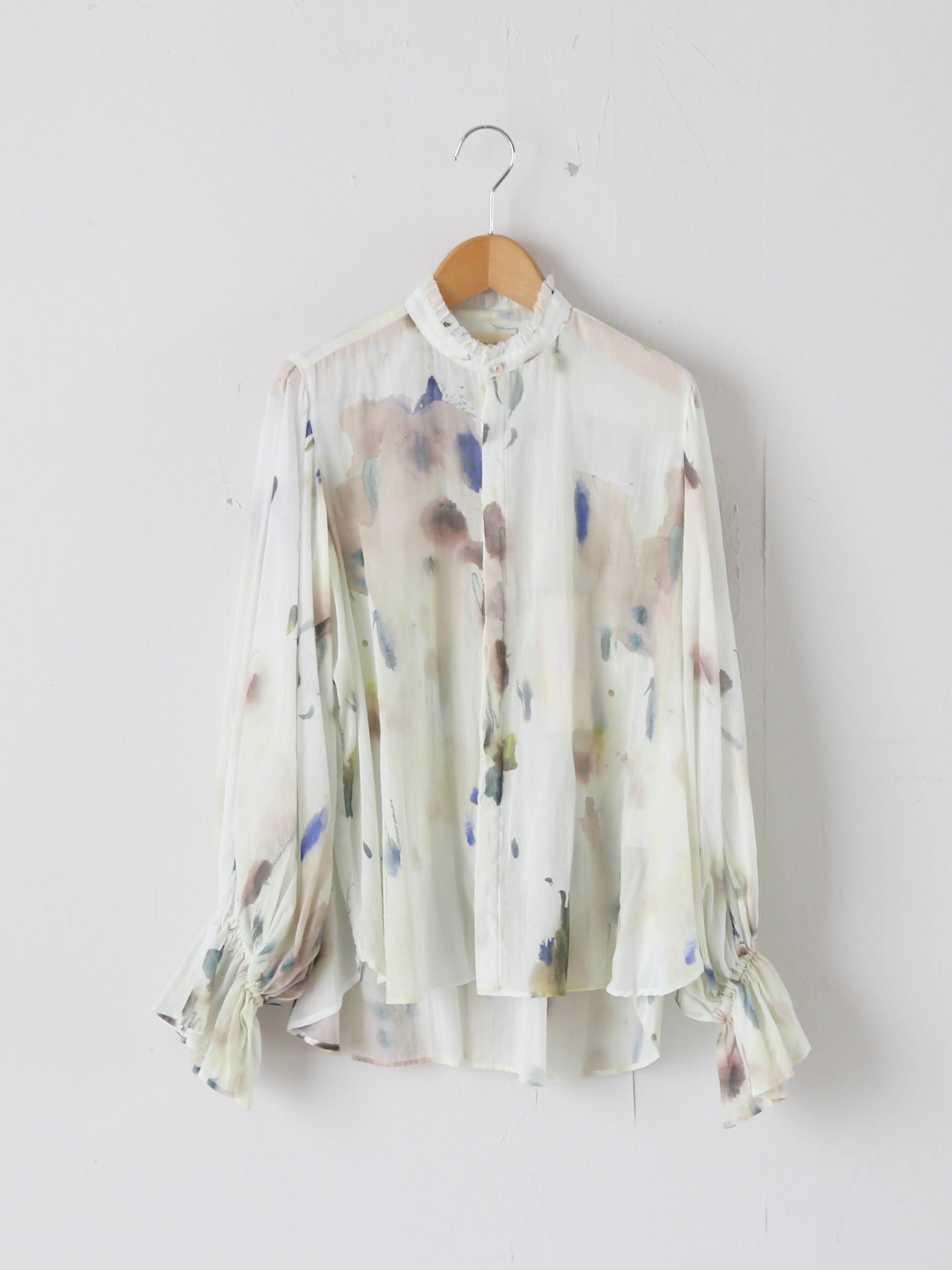 suzuki takayuki ビショップスリーブブラウス [B251-08]