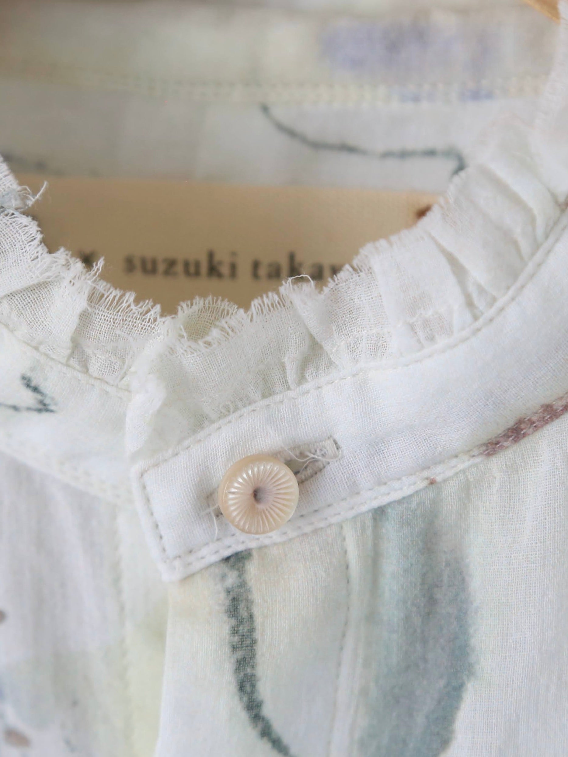 suzuki takayuki ビショップスリーブブラウス [B251-08]