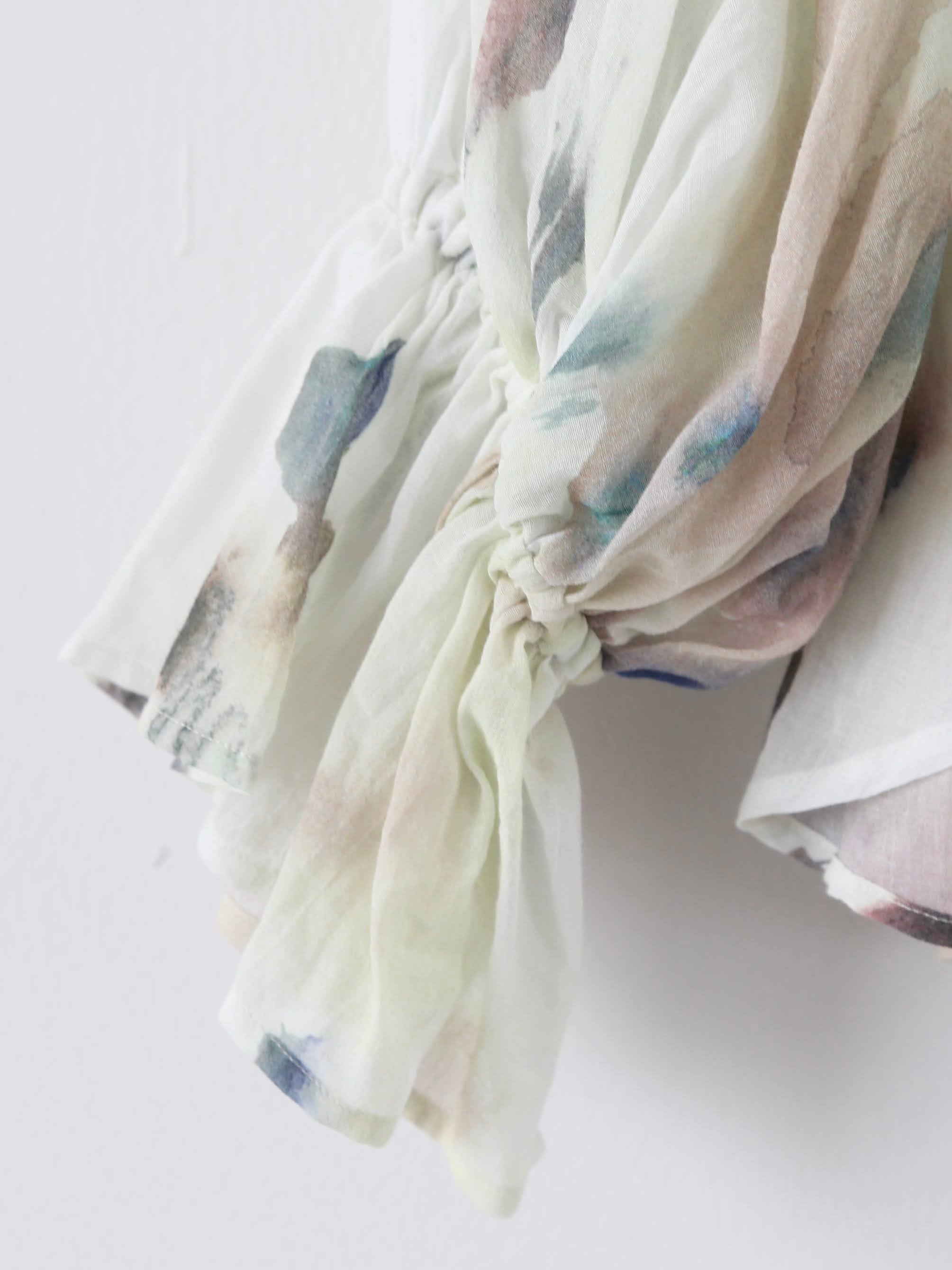 suzuki takayuki ビショップスリーブブラウス [B251-08]