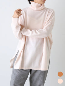 Veritecoeur タートルネック ニット ウールカシミヤ サイドスリット 3