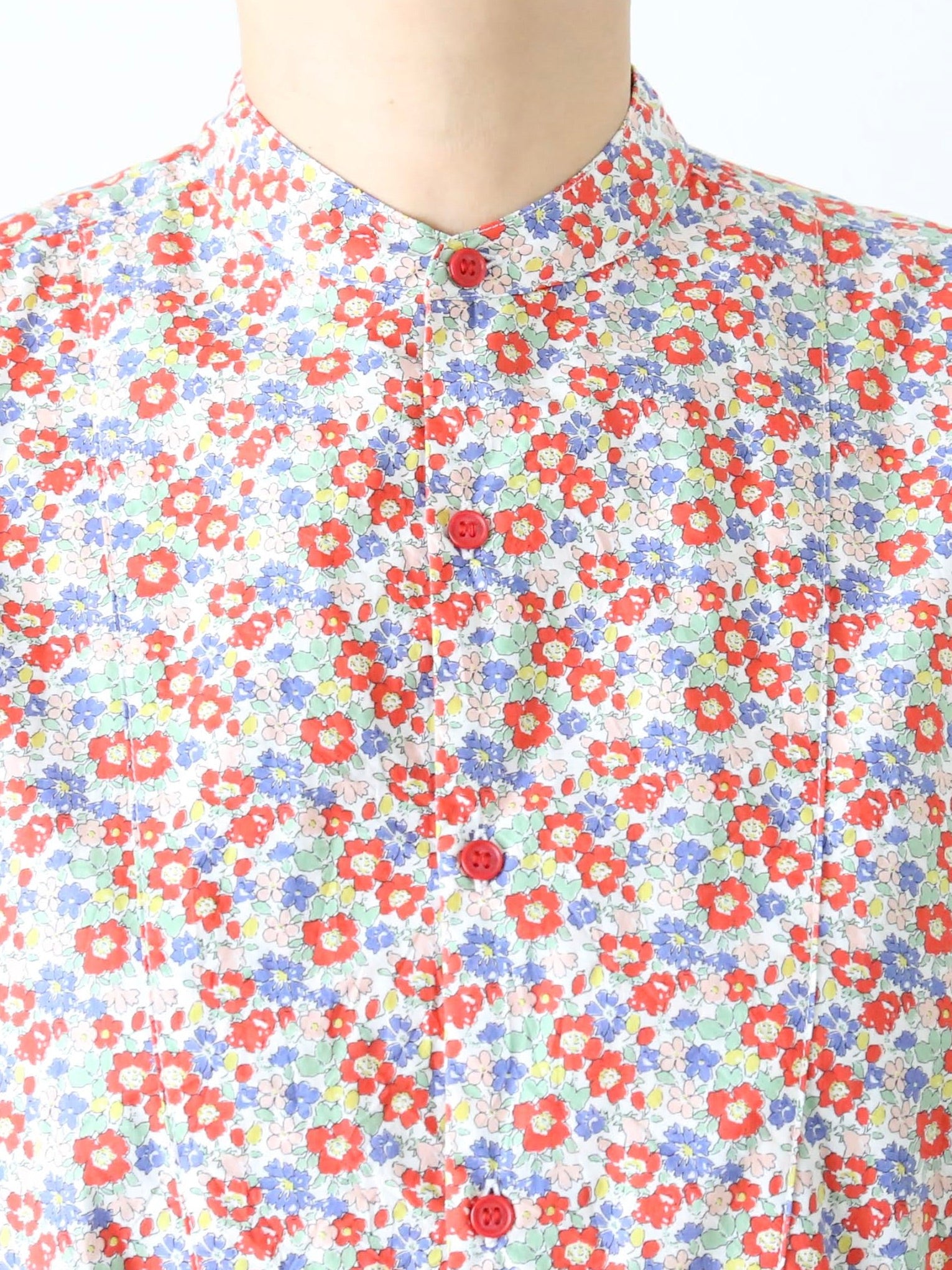 Veritecoeur リバティプリントヨークシャツ [VC-2754]