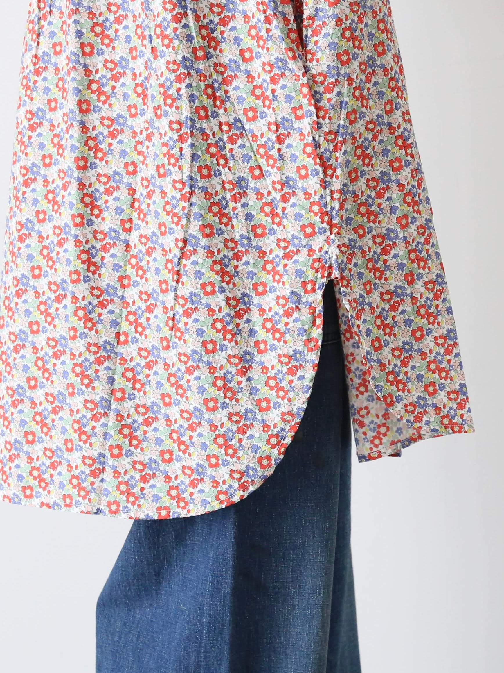 Veritecoeur リバティプリントヨークシャツ [VC-2754]