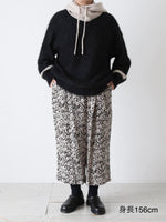 画像をギャラリービューアに読み込む, R&amp;D.M.Co- ワイルドベリーゴムパンツ [7756]
