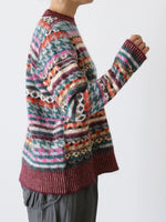 画像をギャラリービューアに読み込む, ANTIPAST ジャガードニットプルオーバー[S0302]
