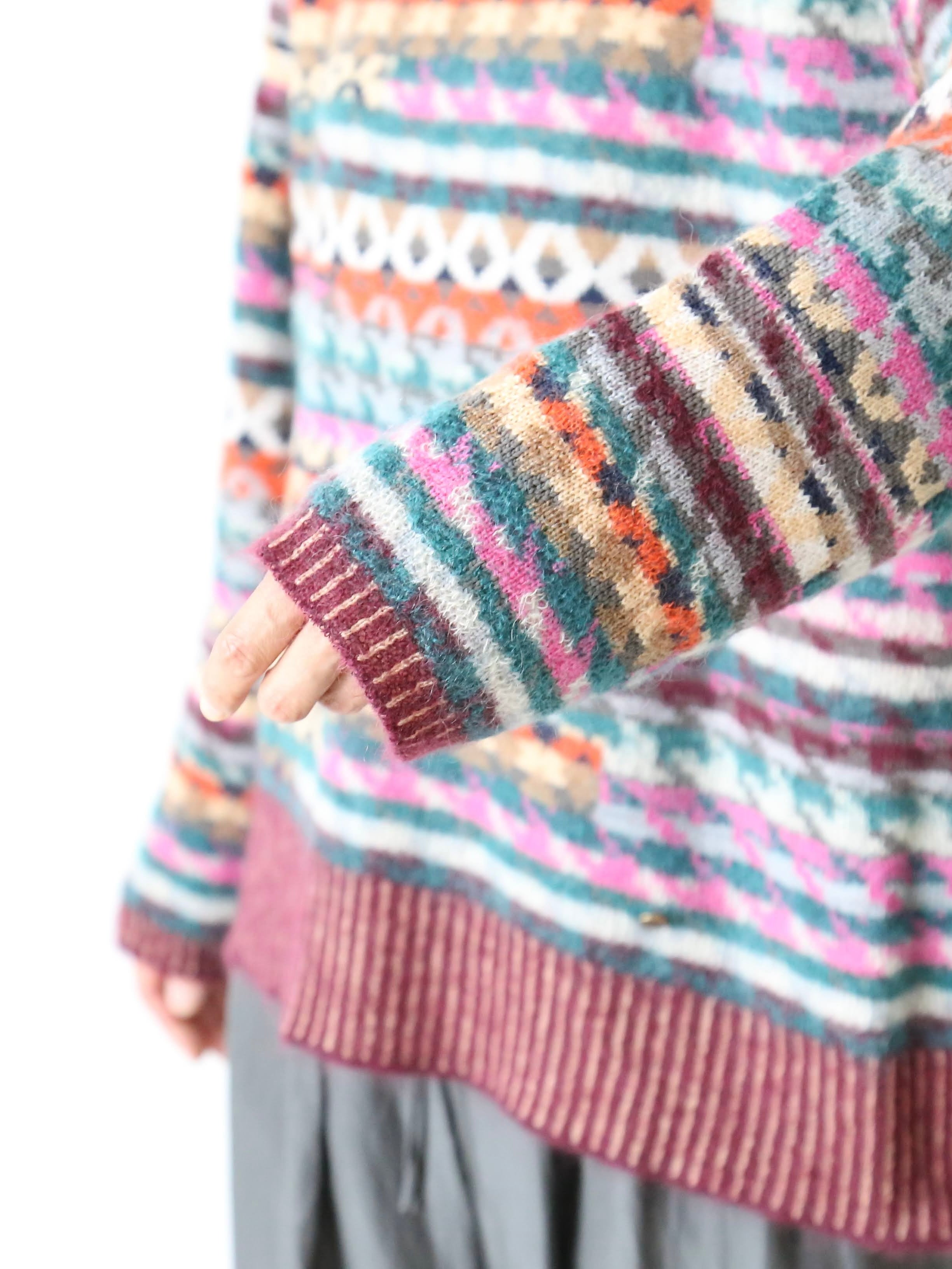 ANTIPAST ジャガードニットプルオーバー[S0302]