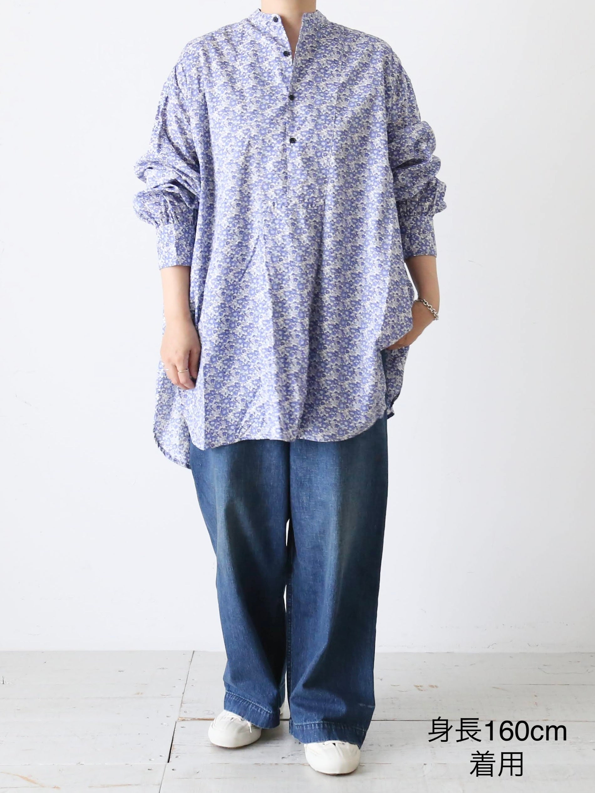 Veritecoeur リバティプリントヨークシャツ [VC-2754]