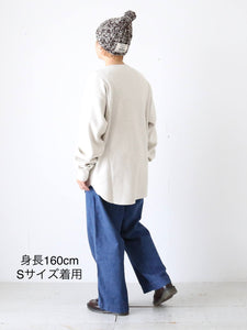 chimala ユニセックスワッフルクルートップ [CS40-K17] – CREER