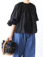 画像をギャラリービューアに読み込む, R&amp;D.M.Co- ガーメントダイローンギャザースモック [7520]
