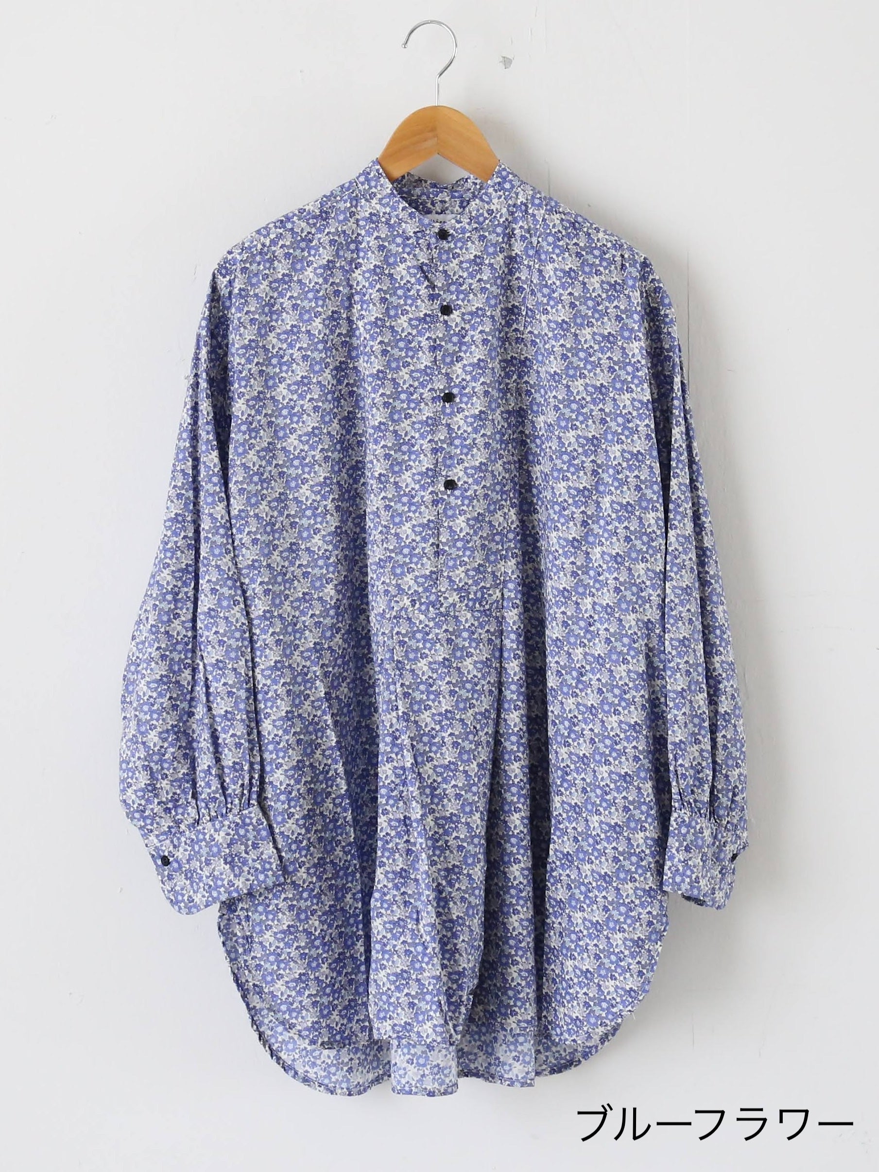 Veritecoeur リバティプリントヨークシャツ [VC-2754]