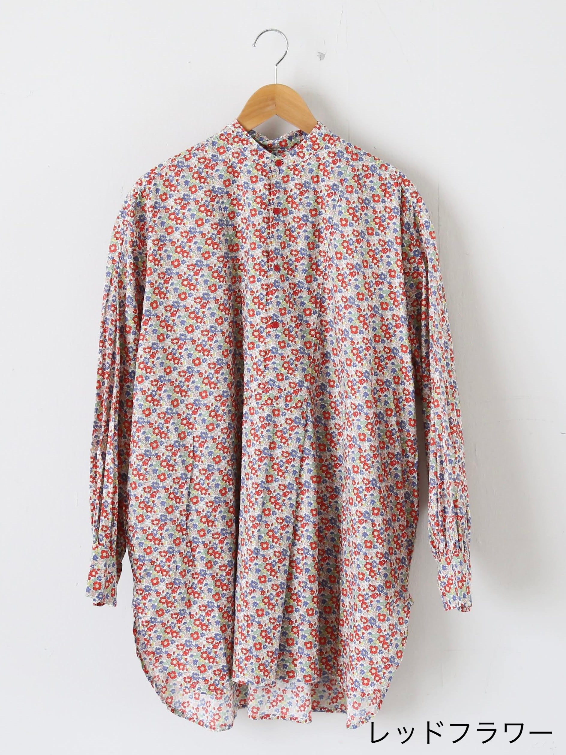 Veritecoeur リバティプリントヨークシャツ [VC-2754]