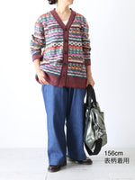 画像をギャラリービューアに読み込む, ANTIPAST ニットジャガードカーディガン[S0303]
