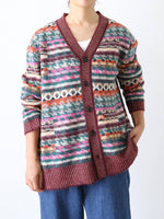 画像をギャラリービューアに読み込む, ANTIPAST ニットジャガードカーディガン[S0303]
