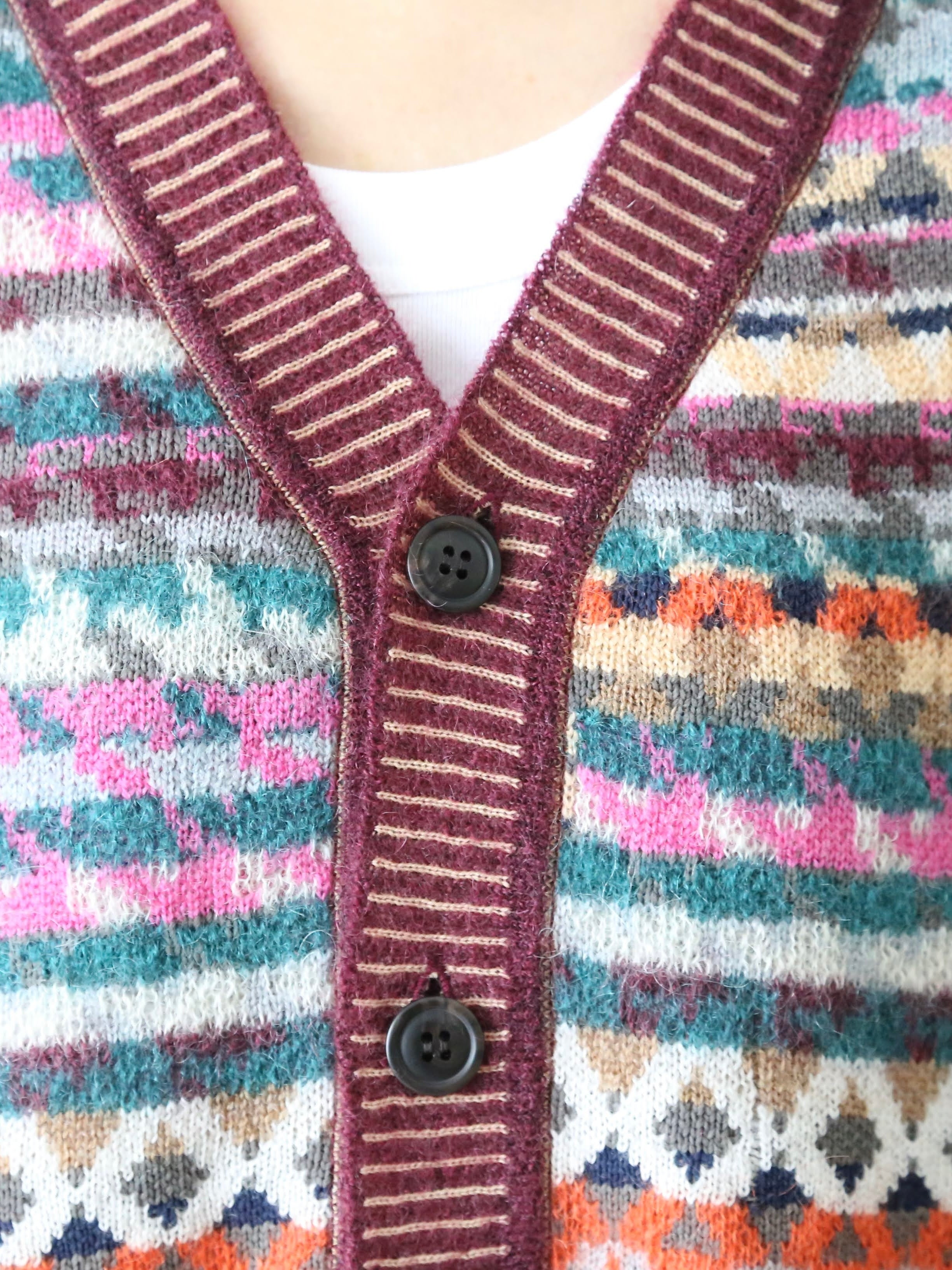 ANTIPAST ニットジャガードカーディガン[S0303]