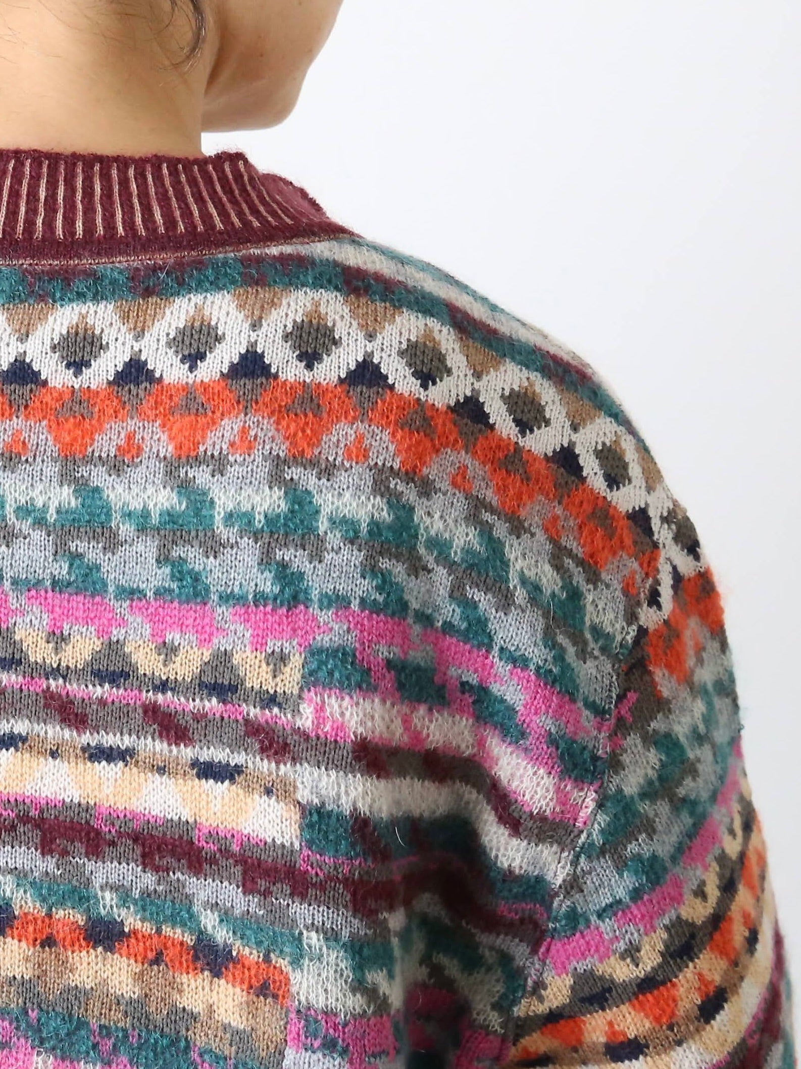 ANTIPAST ニットジャガードカーディガン[S0303]