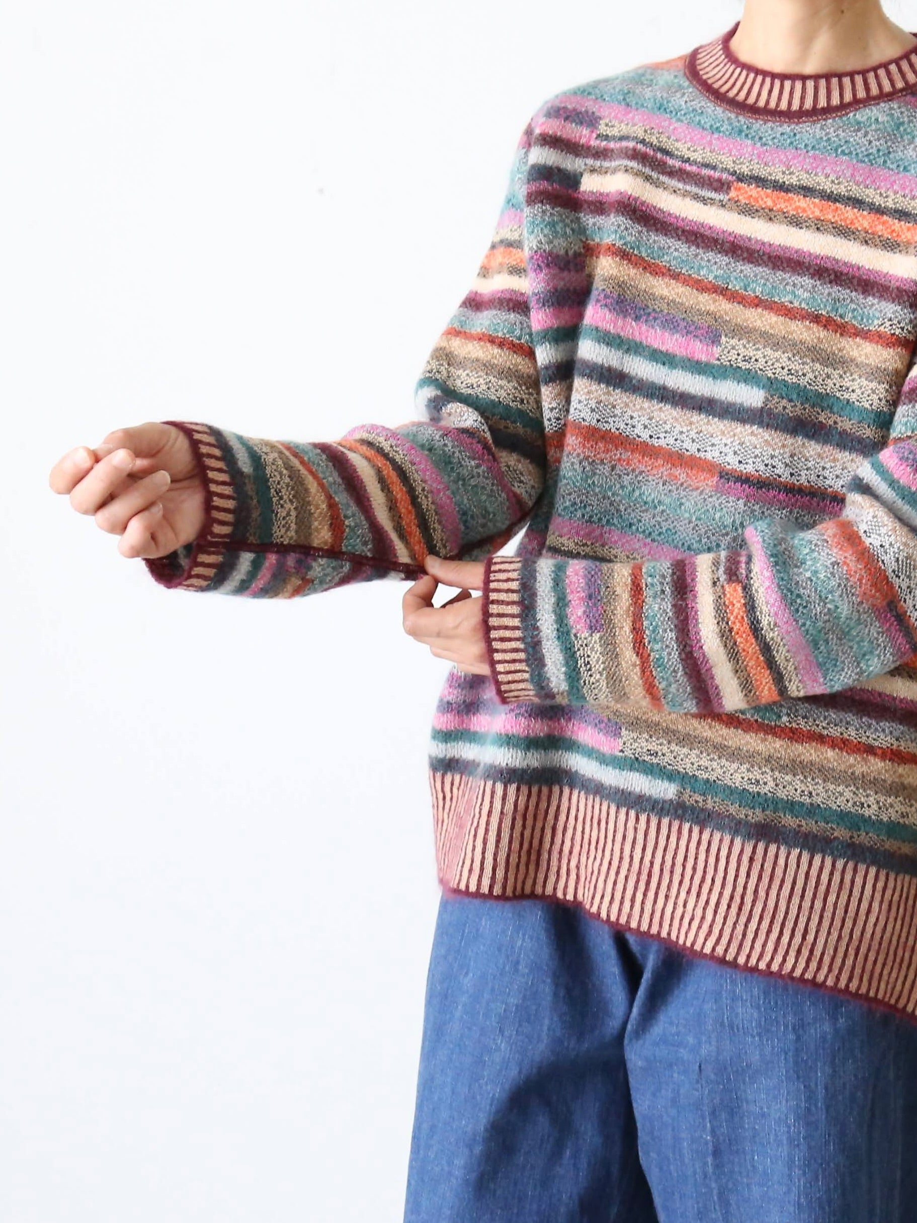 ANTIPAST ジャガードニットプルオーバー[S0302]