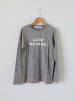 画像をギャラリービューアに読み込む, R&amp;D.M.Co- GOOD MORNINGロングスリーブTシャツ [8315]
