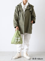 画像をギャラリービューアに読み込む, chimala  ユニセックスビンテージオックスフォードバーンコート [C S40-JT15]
