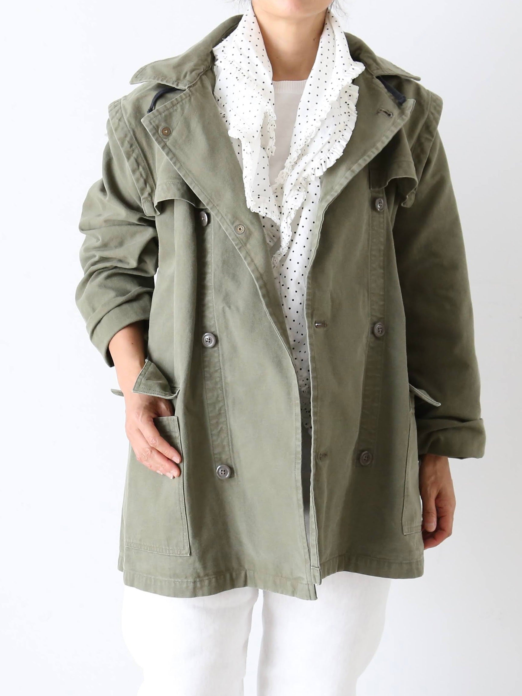 chimala  ユニセックスビンテージオックスフォードバーンコート [C S40-JT15]