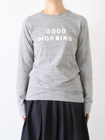 画像をギャラリービューアに読み込む, R&amp;D.M.Co- GOOD MORNINGロングスリーブTシャツ [8315]
