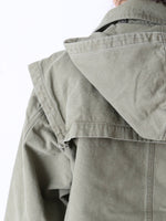 画像をギャラリービューアに読み込む, chimala  ユニセックスビンテージオックスフォードバーンコート [C S40-JT15]
