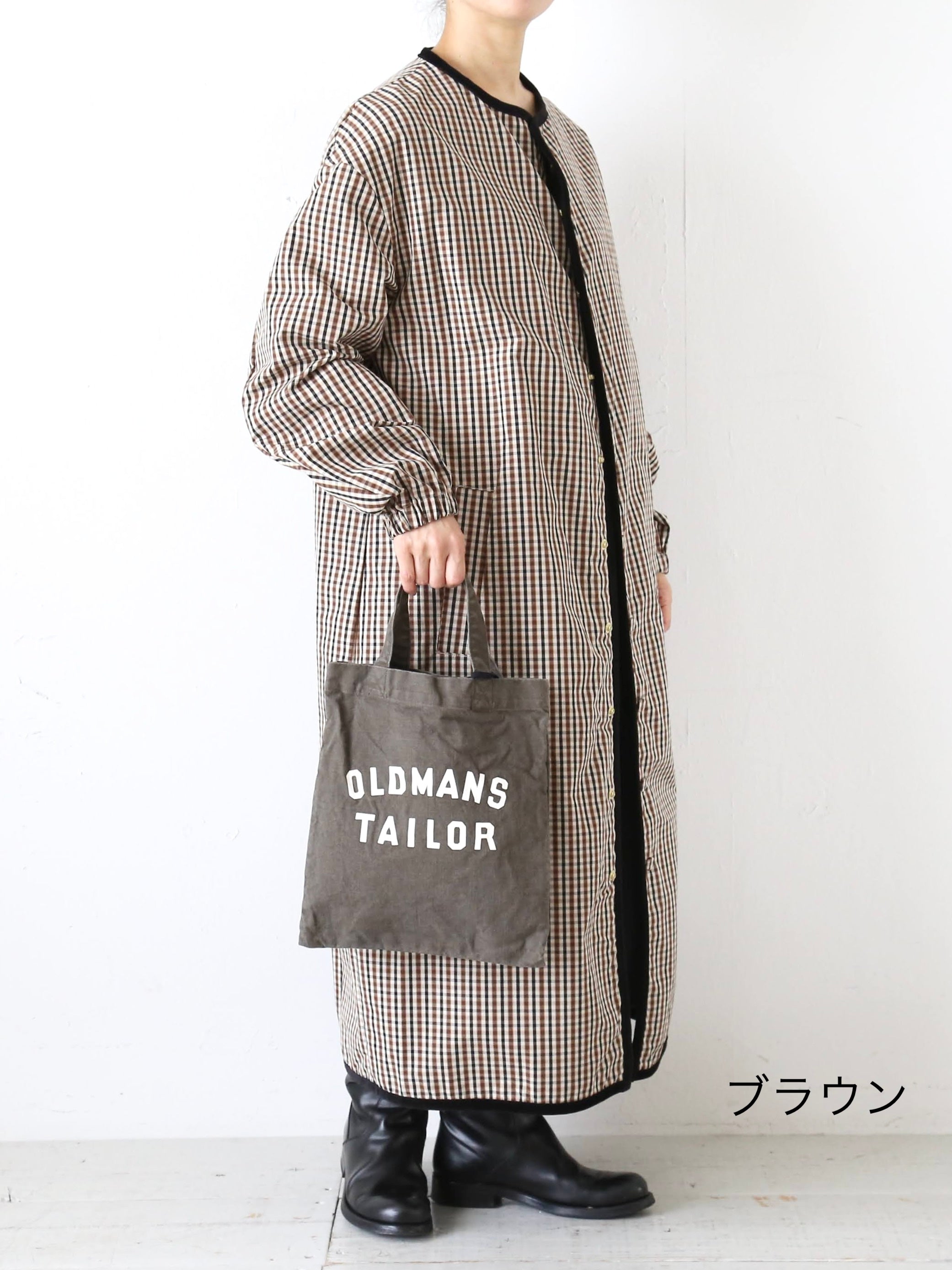 OLDMAN'S TAILOR オールドマンズテーラー OMTプリントミニトートバッグ