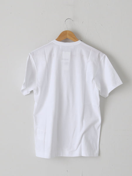 PLAY COMME des GARCONS メンズTシャツ (白地黒ハート)[AZ-T064-051 