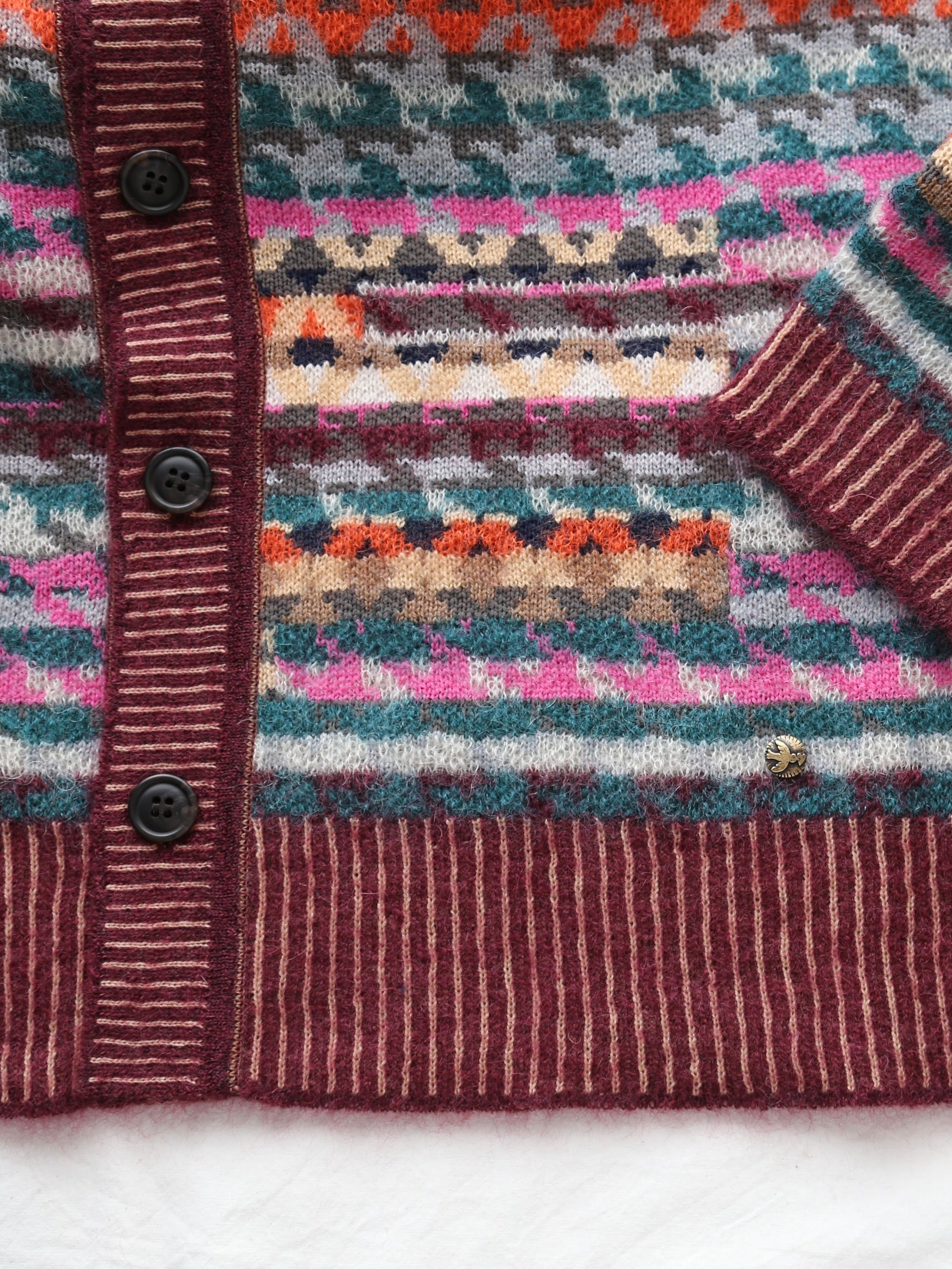 ANTIPAST ニットジャガードカーディガン[S0303]