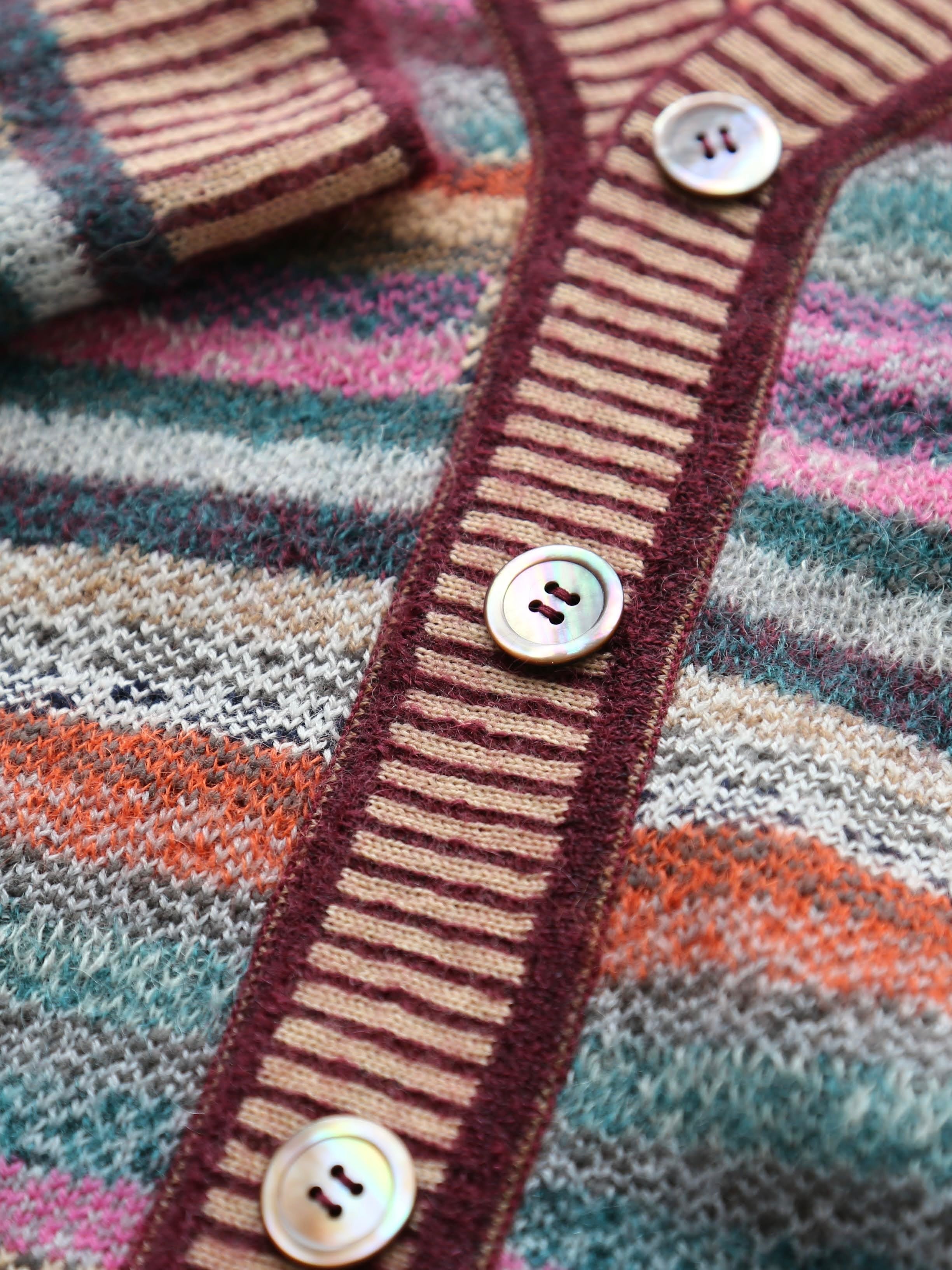 ANTIPAST ニットジャガードカーディガン[S0303]