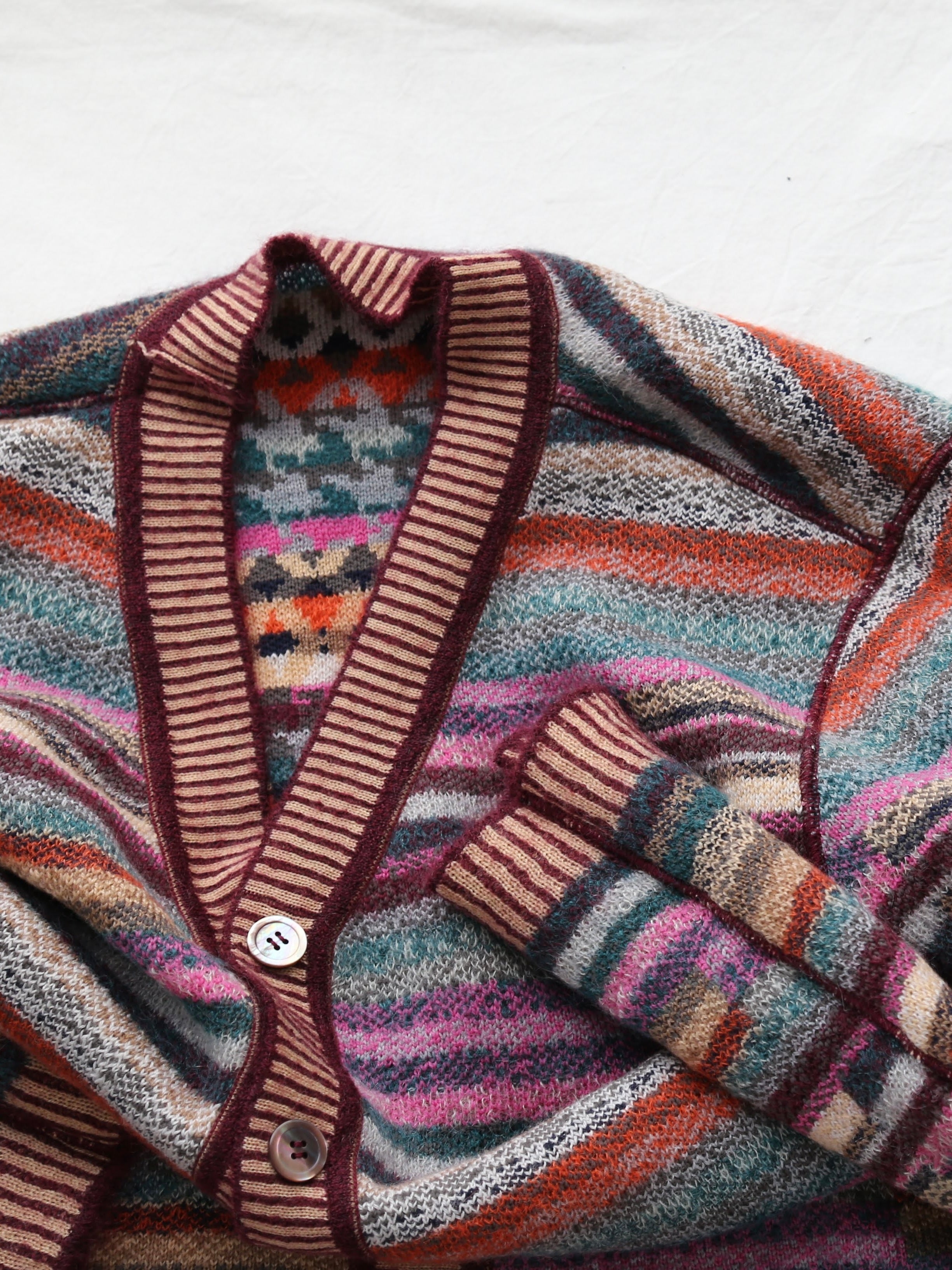 ANTIPAST ニットジャガードカーディガン[S0303]